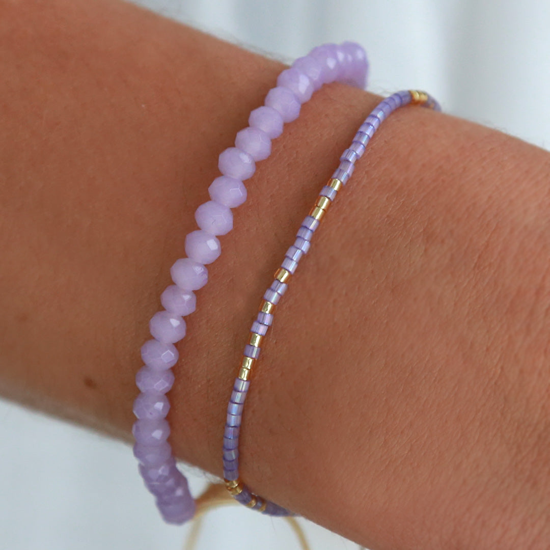 Bracelet miyuki purple