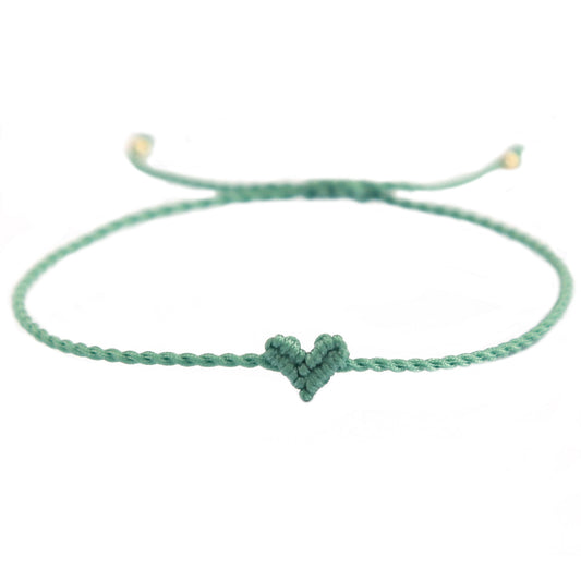Brassard coeur Love Ibiza vert mer