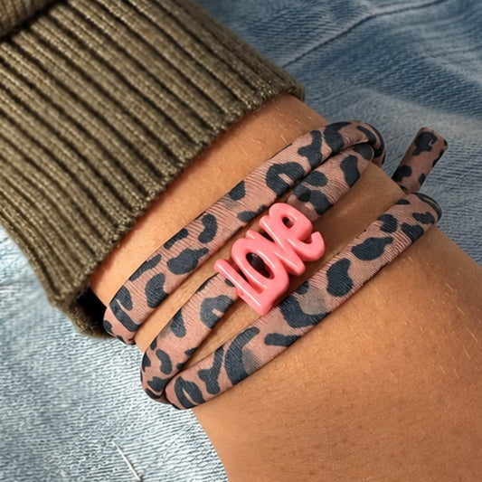 Leopard Love Armband – Wählen Sie Ihre eigene Farbe!
