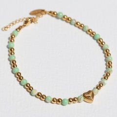 Moraira enkelband turquoise