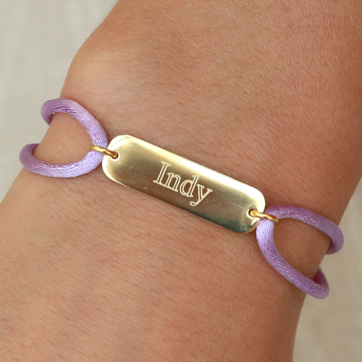 Gegraveerd naam armbandje kind