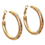 Silver hoops small