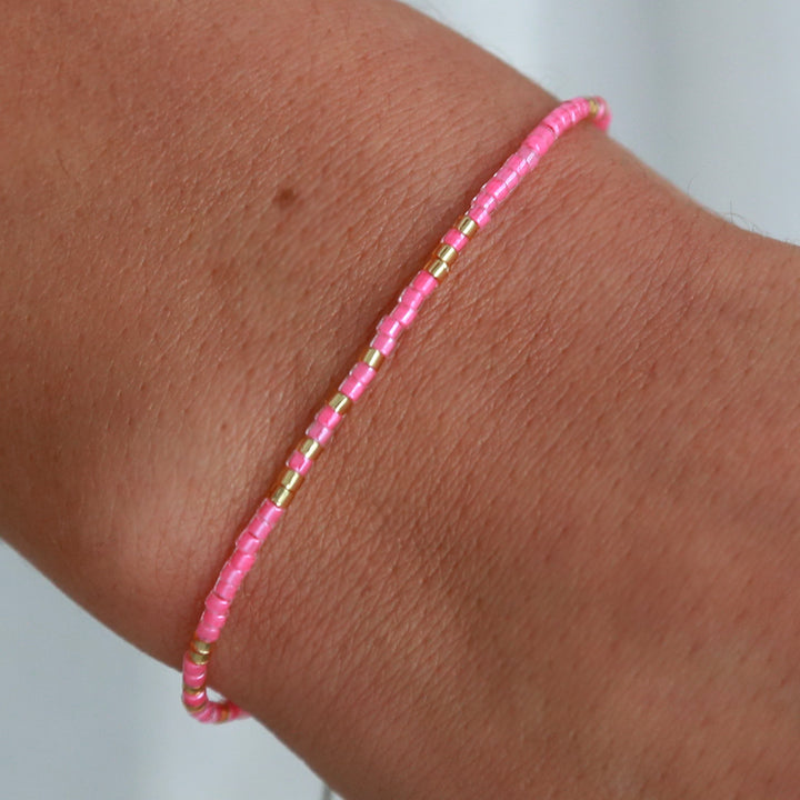 Armband miyuki pink