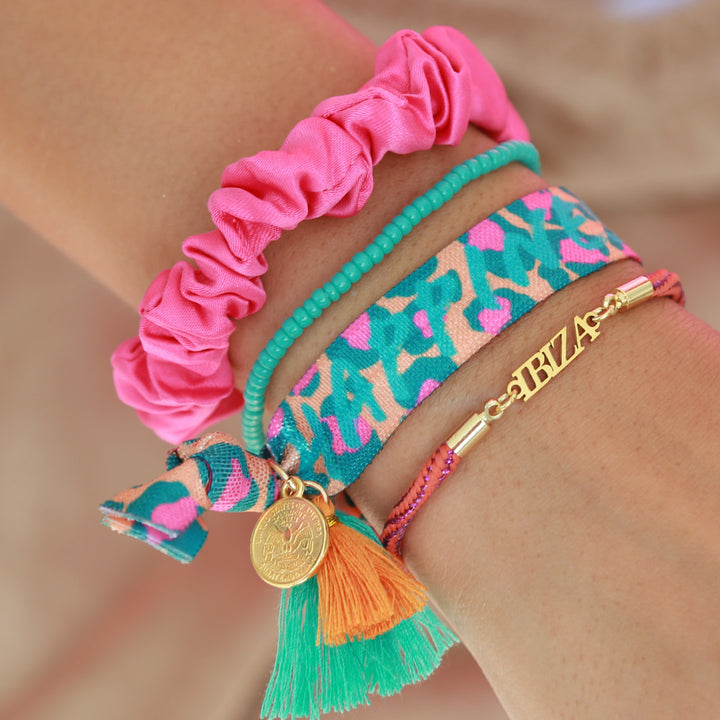 Armband Ibiza coral pink