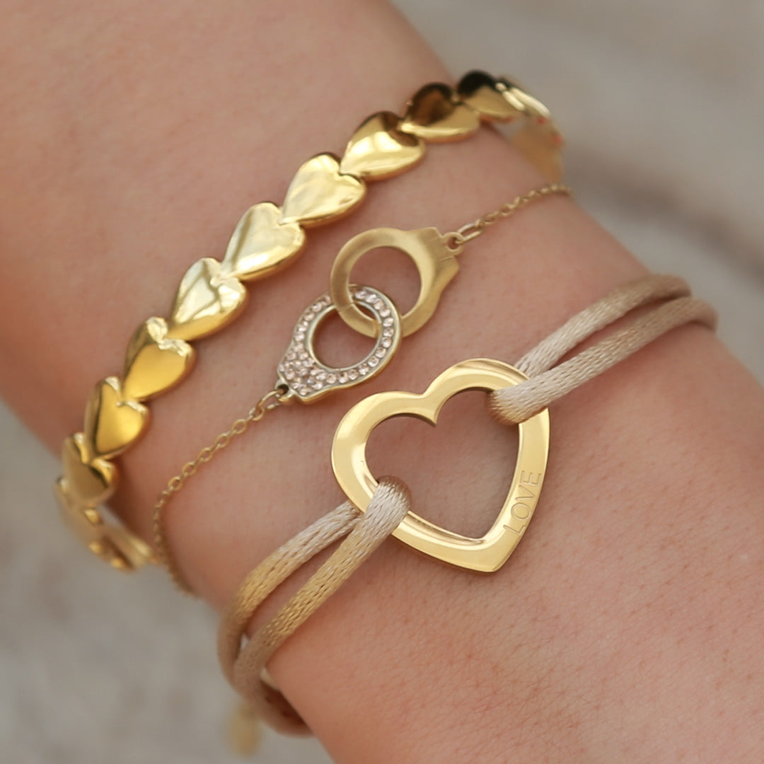 Gouden armband together