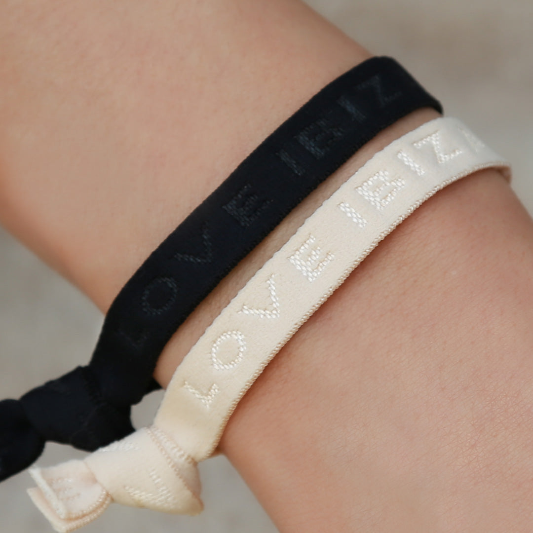Love Ibiza velvet elastic bracelet set