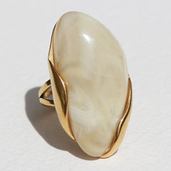 Ring Solitano beige