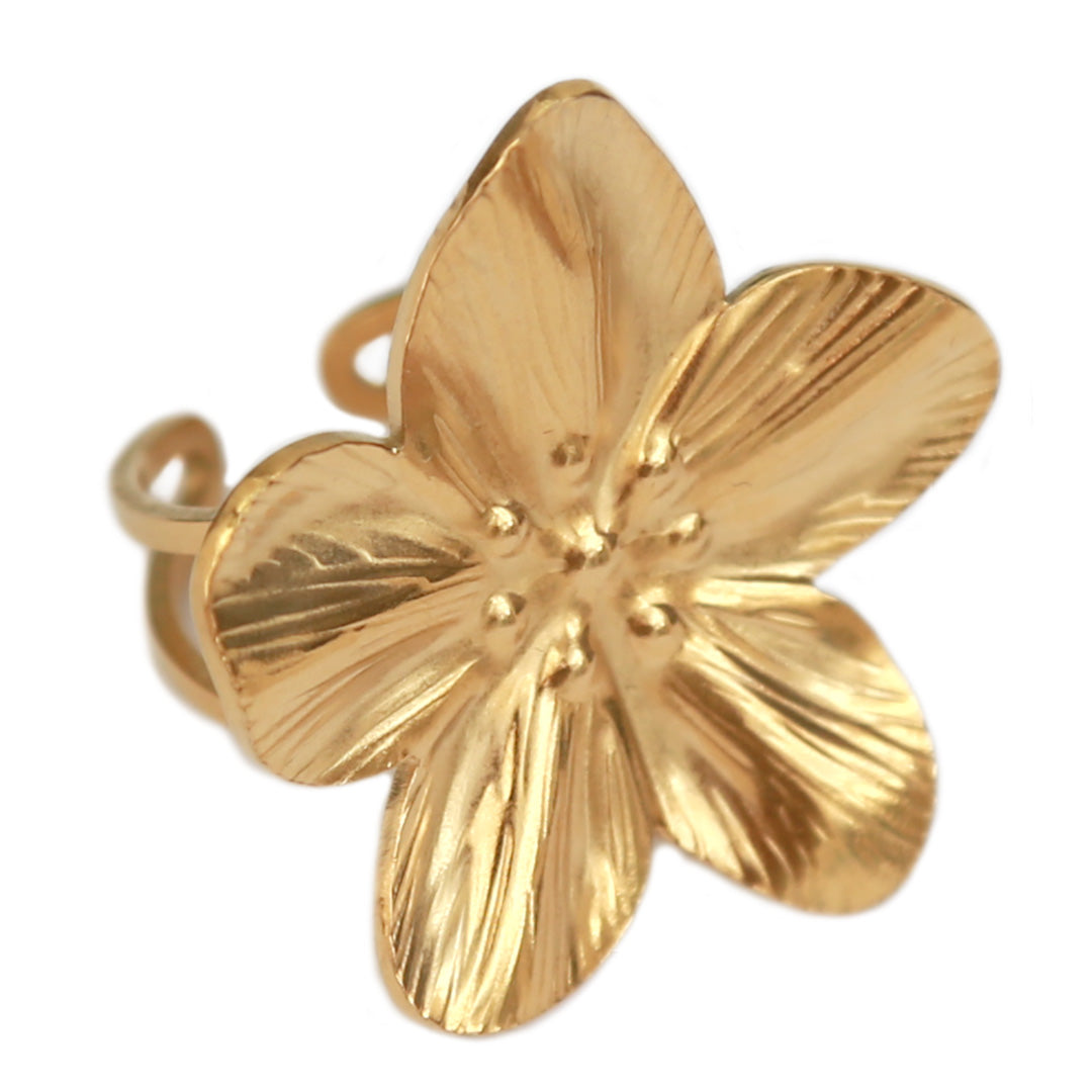 Gold ring flower