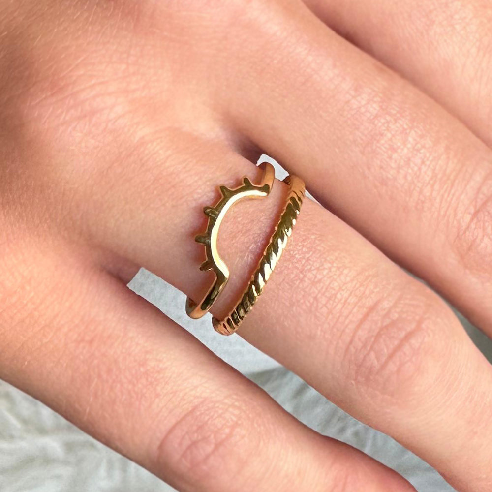 Gouden ring sunrise