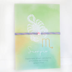 Zodiac sign bracelet