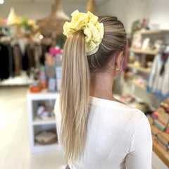 Scrunchie ruit geel