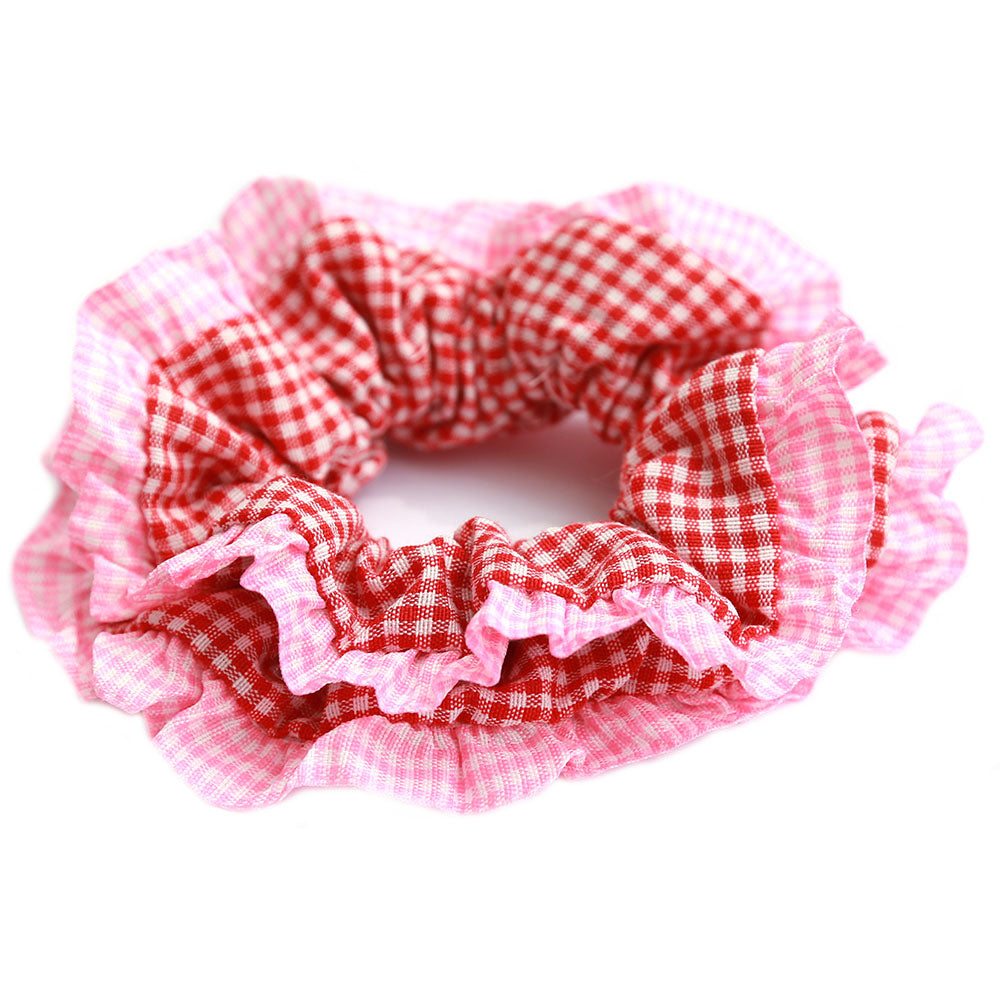 Scrunchie red ruffle