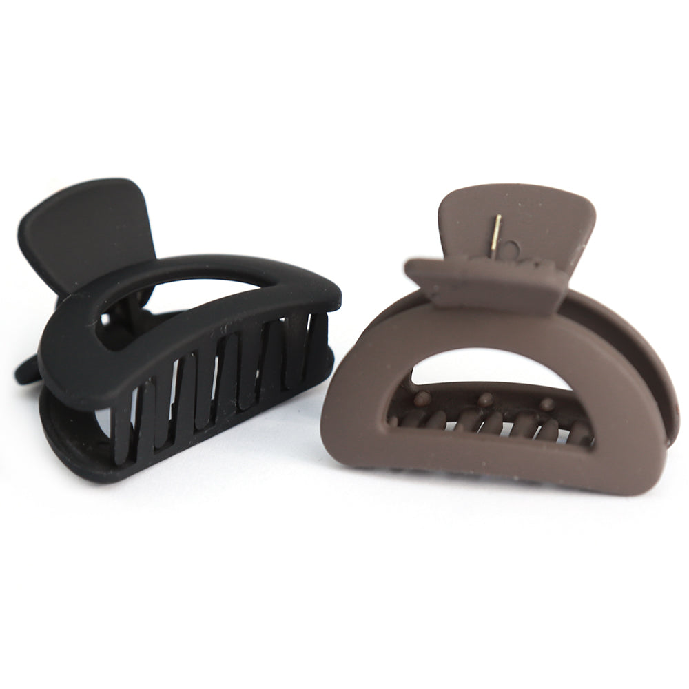 Haarspange 2er Set braun/schwarz