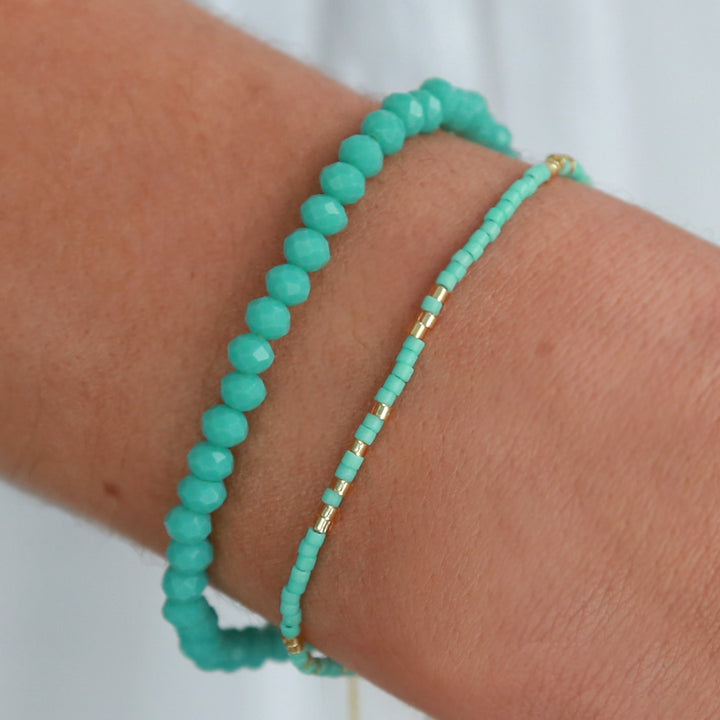 Bracelet miyuki turquoise