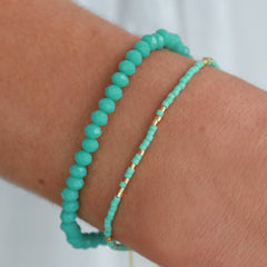 Armband Miyuki Türkis