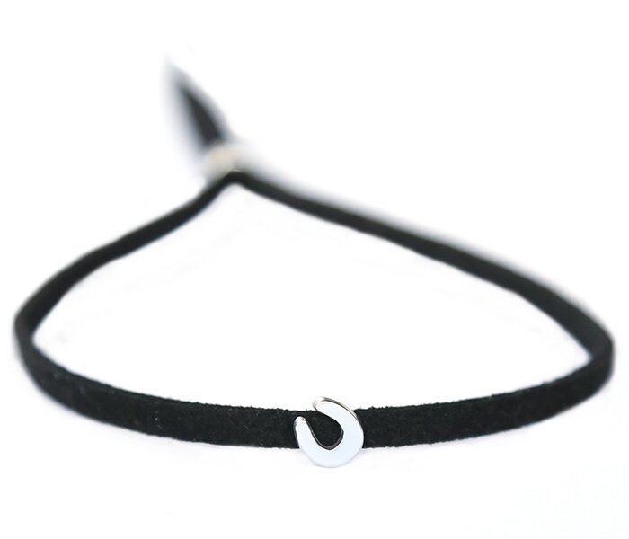 Armband for good luck - black