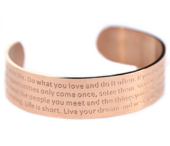 Motivation bracelet rosé 