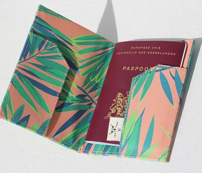 Passport cover palm