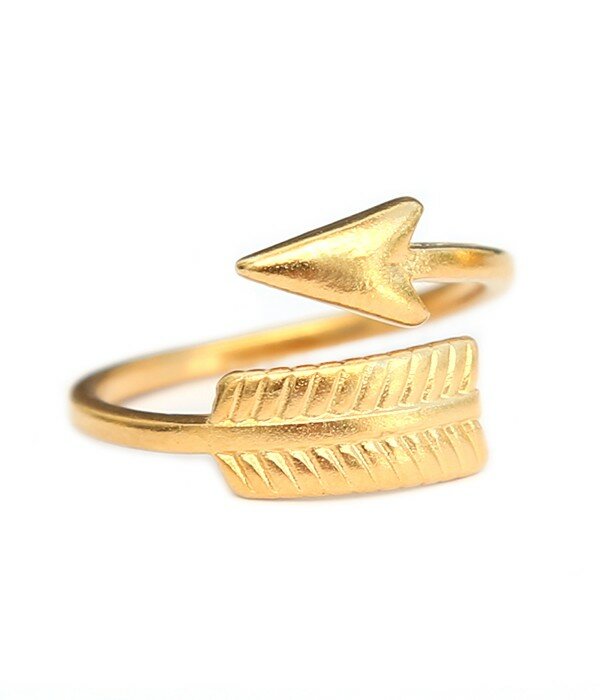 Gouden ring arrow