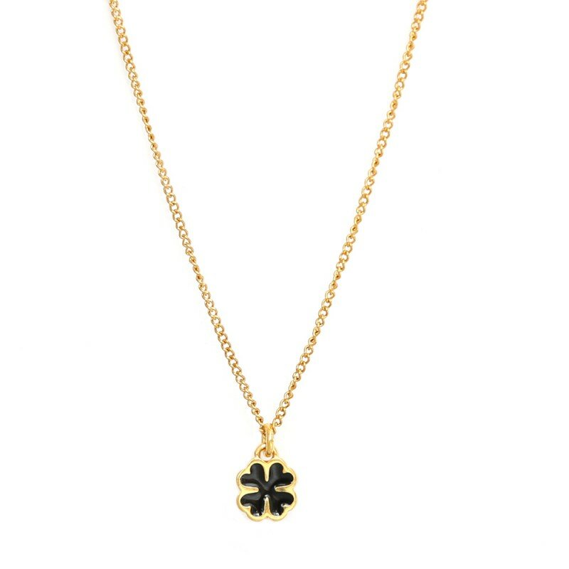 Gouden ketting lucky clover