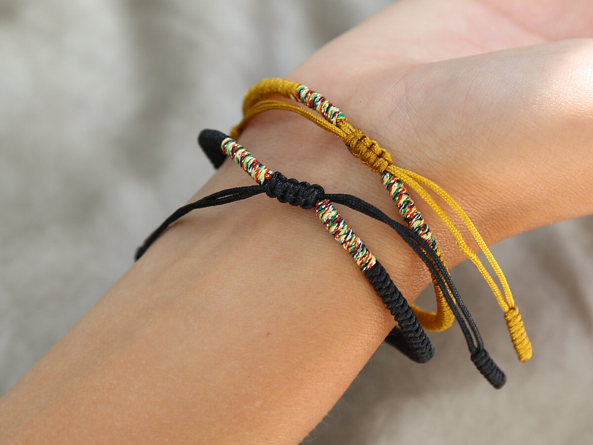 Bracelet Buddhist black Love Ibiza
