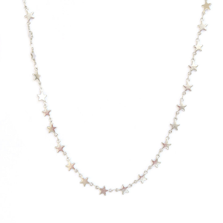 Silver necklace sky full of stars