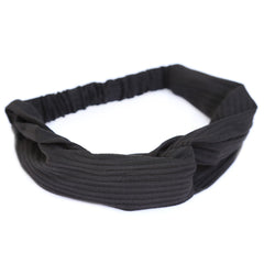 Haarband jersey schwarz