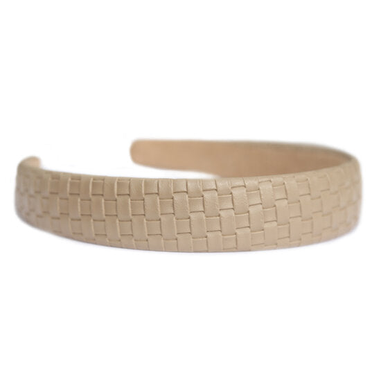 Haarband braided beige