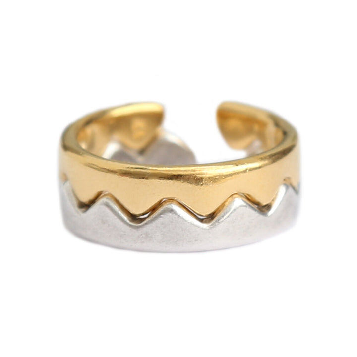 Bague zig zag