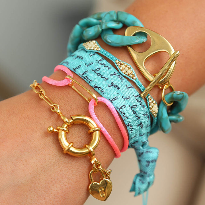 Armband miyuki Ibiza turquoise