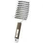 Anti-tangle hairbrush pastel ombre