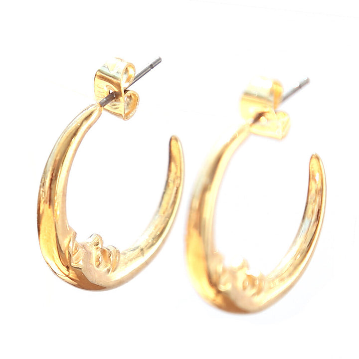 Boucles d'oreilles en or moon