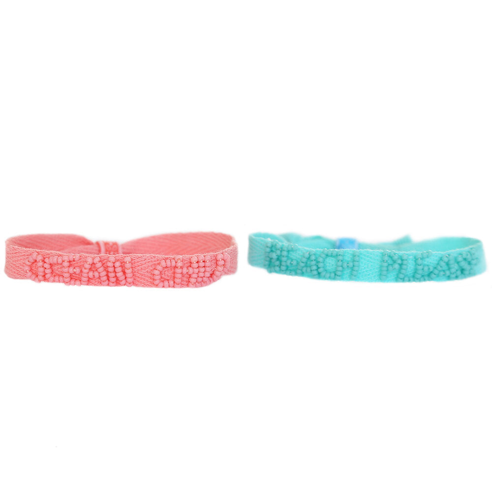 Ocean child & beach please set of 2 bracelets