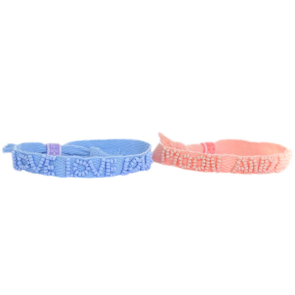 Moon and back & love love set van 2 armbandjes