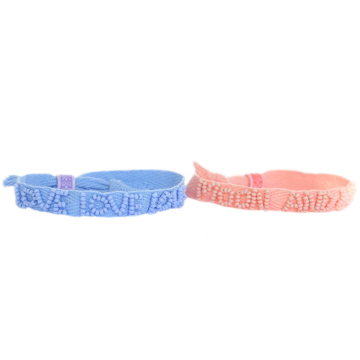 Moon and back & love love lot de 2 bracelets