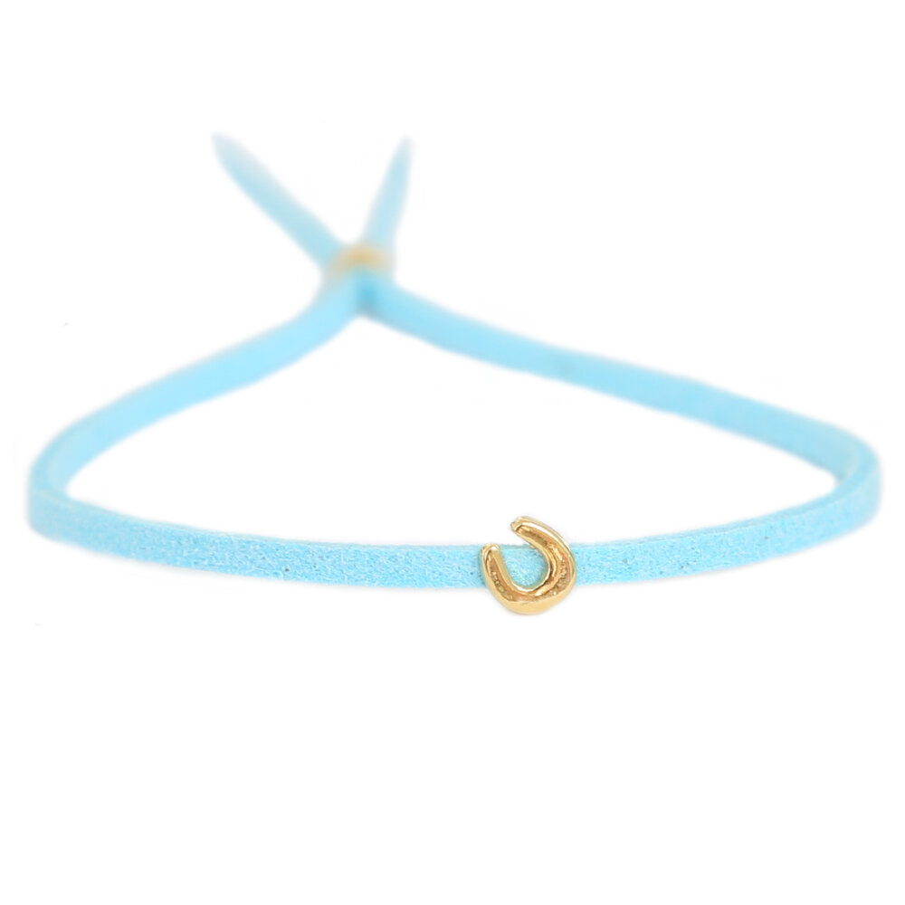 Armband for good luck - blue gold