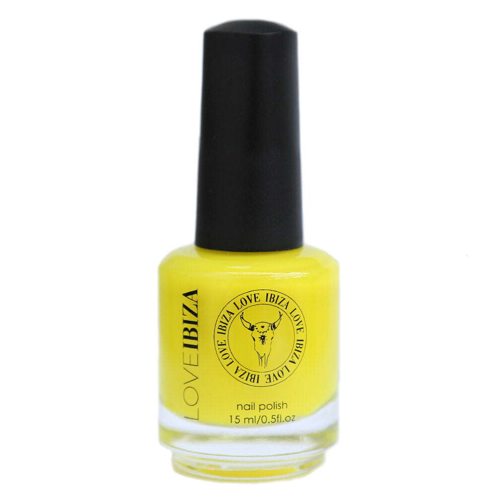 Vernis à ongles jaune fluo