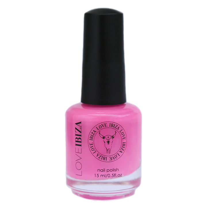 Nail polish hot pink