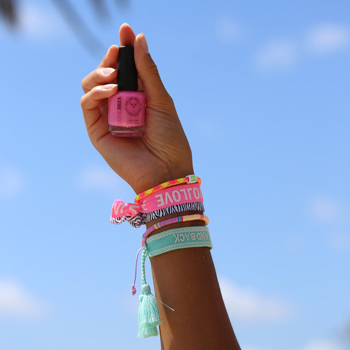 Nagellack hot pink