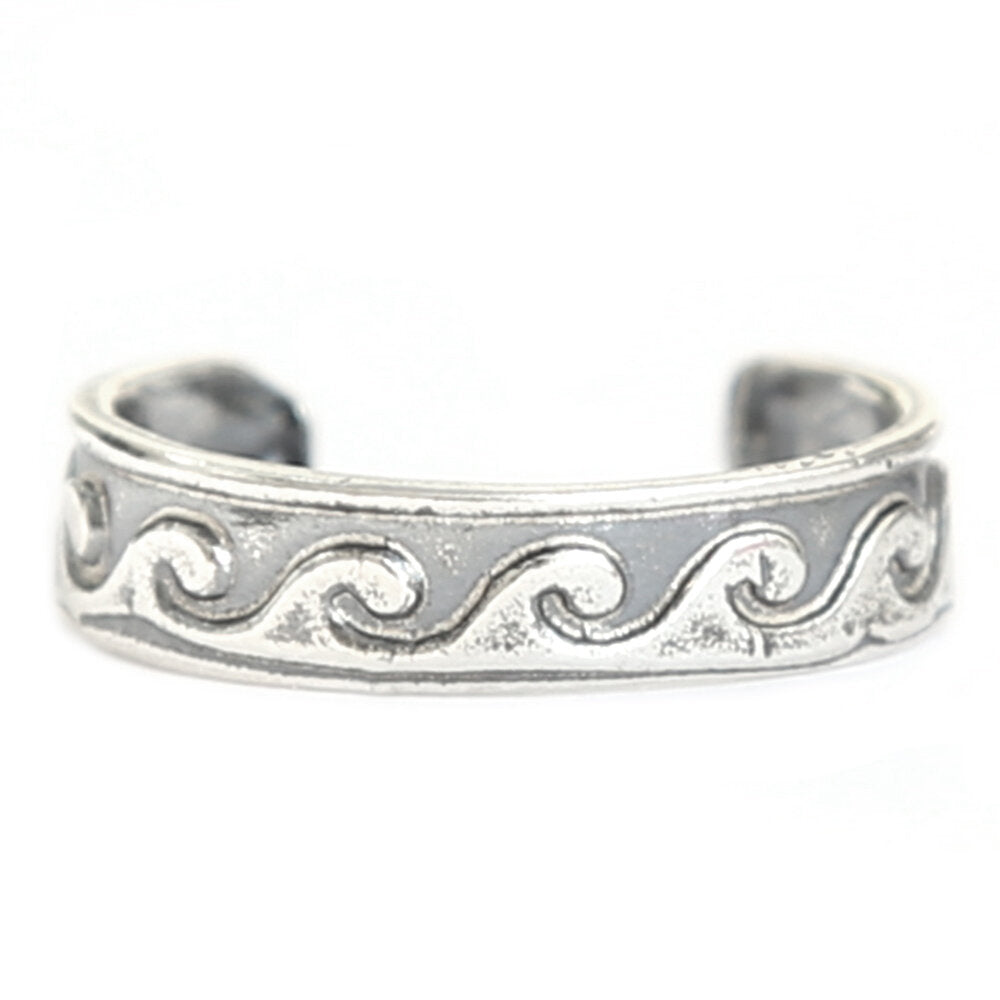 Teenring Waves (echt zilver)