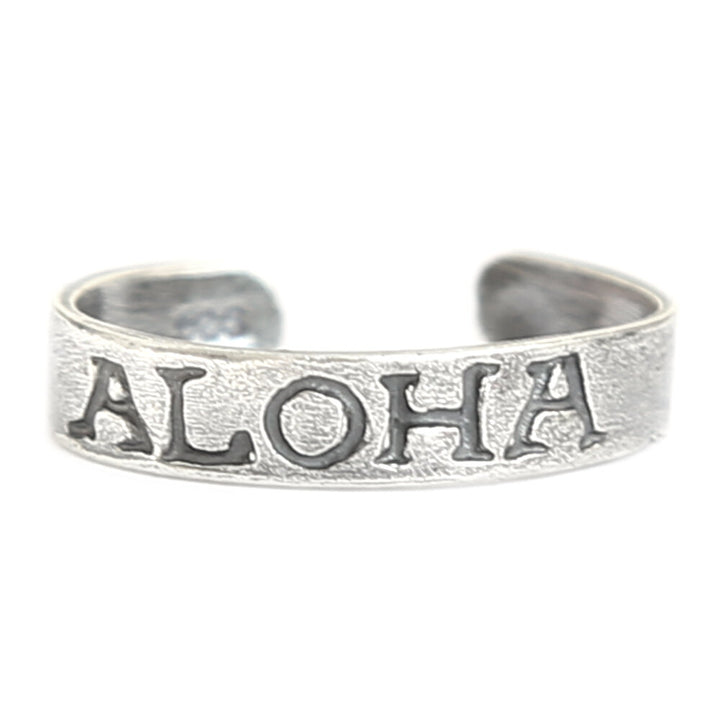 Toe ring Aloha (real silver)