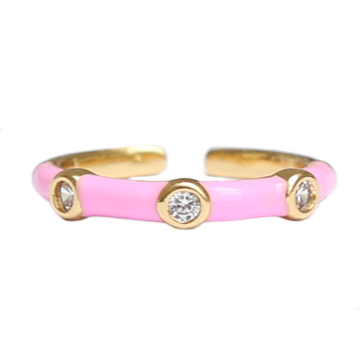 Bague Monaco rose