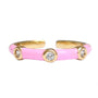 Bague Monaco hot pink