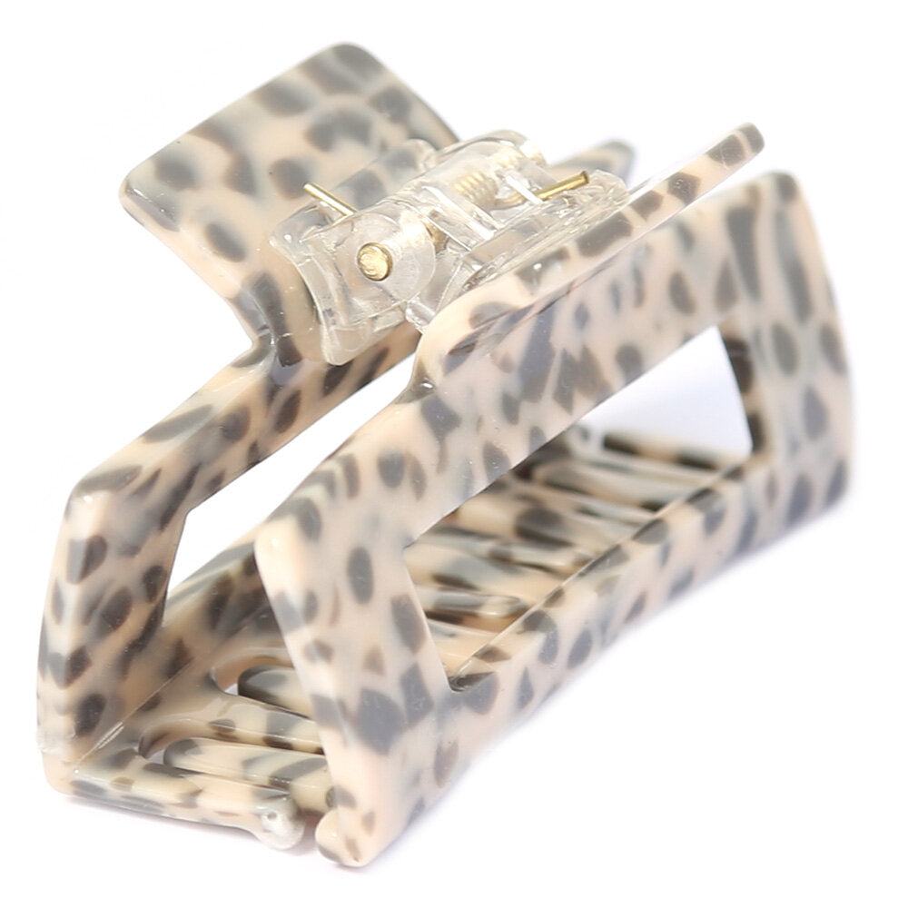 Hair claw straight cheetah