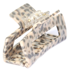 Hair claw straight cheetah