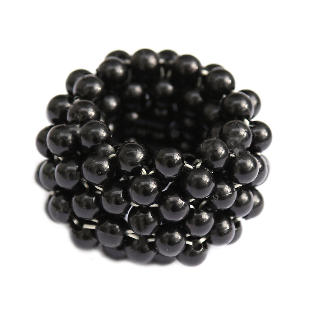 Haarelastiek black pearl