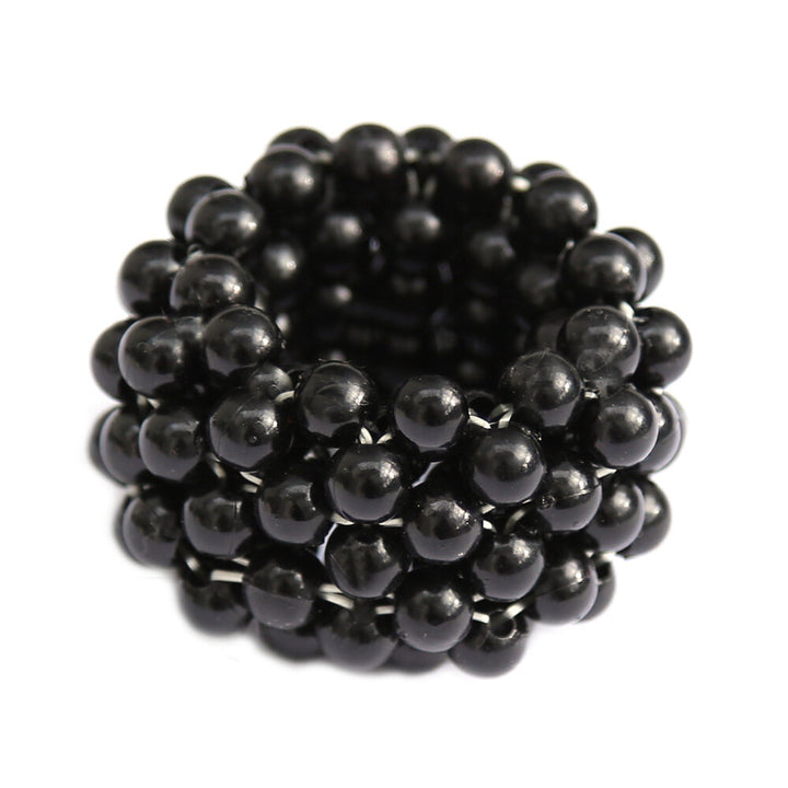Haarelastiek black pearl