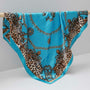 Foulard bandana en satin baroque ocean