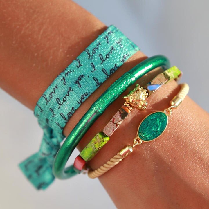 Bracelet Madonna emerald
