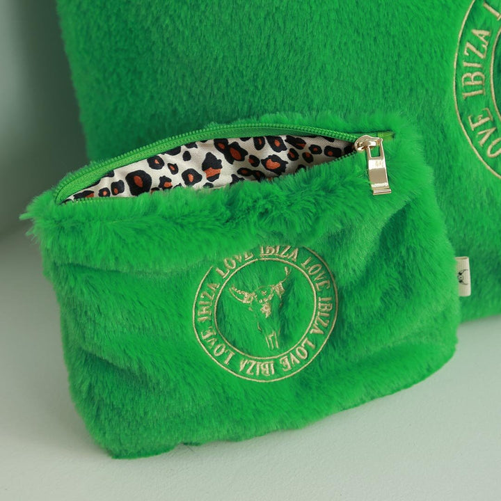 Bag it's so fluffy green - incl. bag in bag